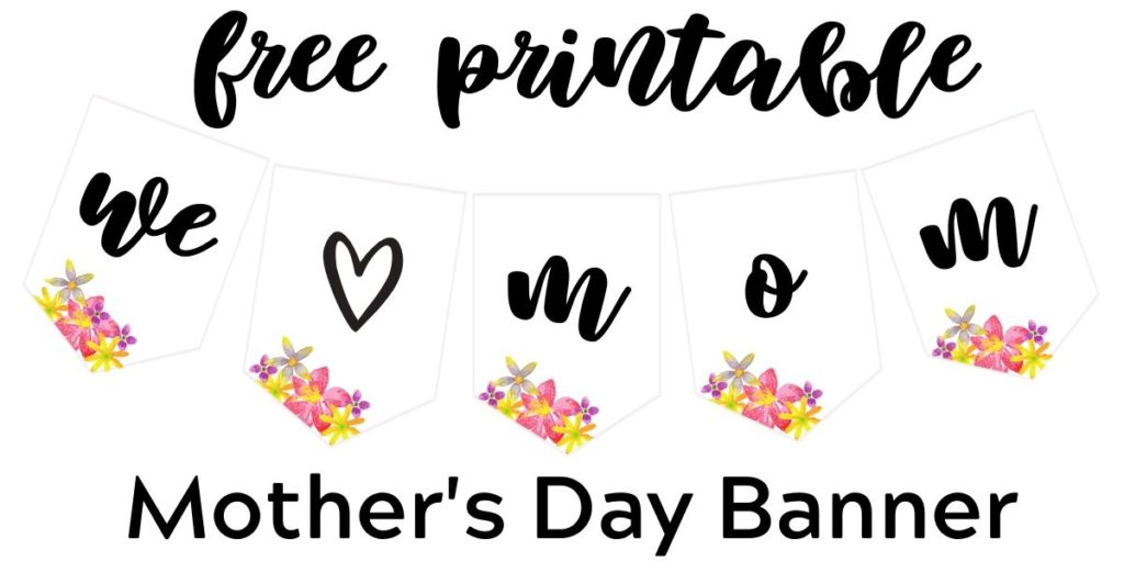mothers-day-printable-banner-digital-floral-happy-etsy-happy