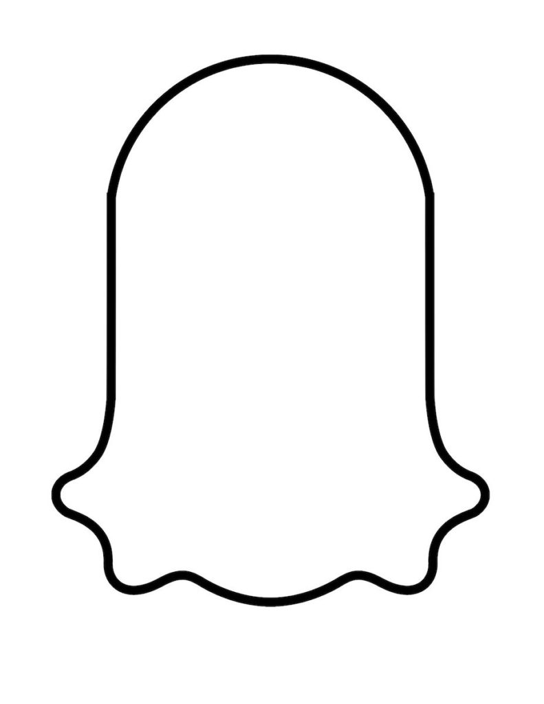 Ghost Outline Printable Printable Template