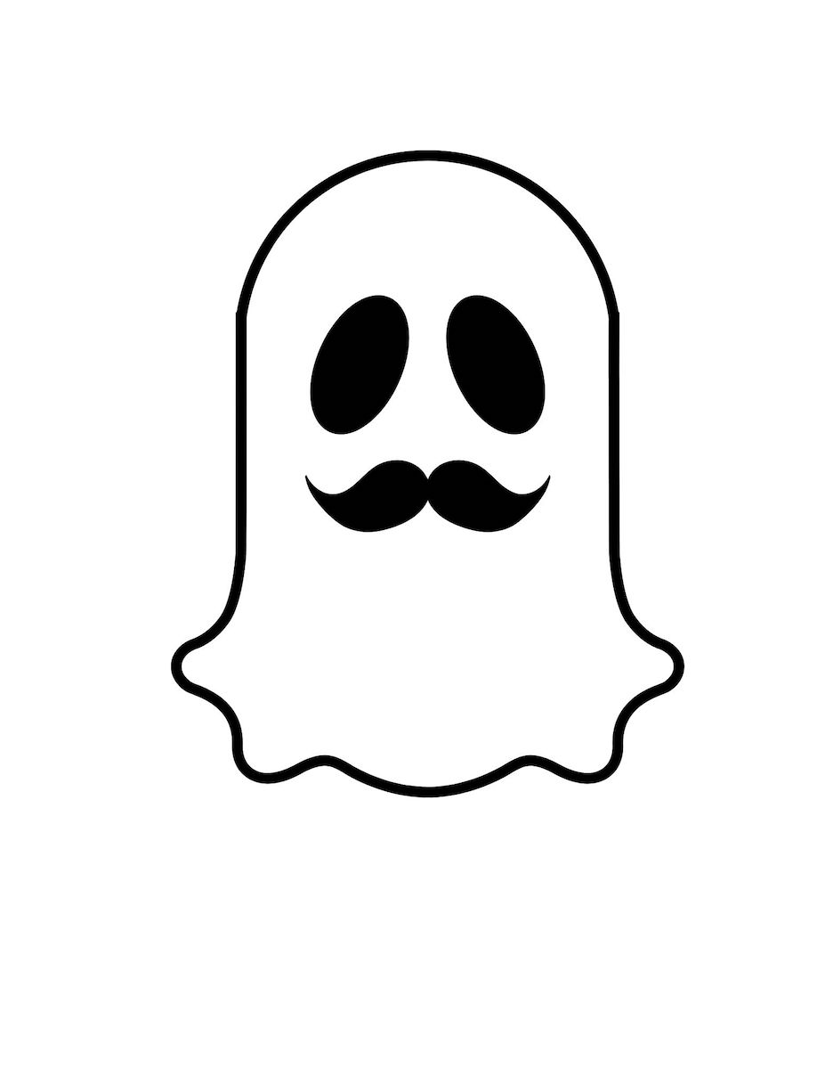 Free Printable Ghost Template - OriginalMOM
