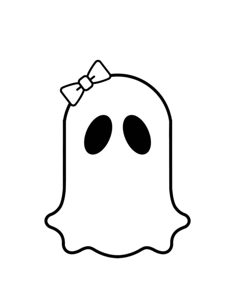 Free Printable Ghost Template OriginalMOM