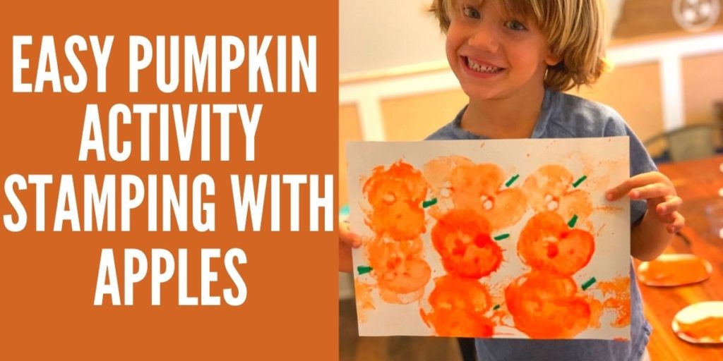 easy pumpkin activity for preschoolers