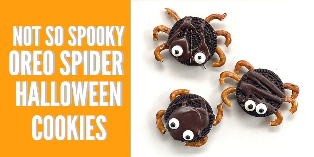 not so spooky oreo spider halloween cookies