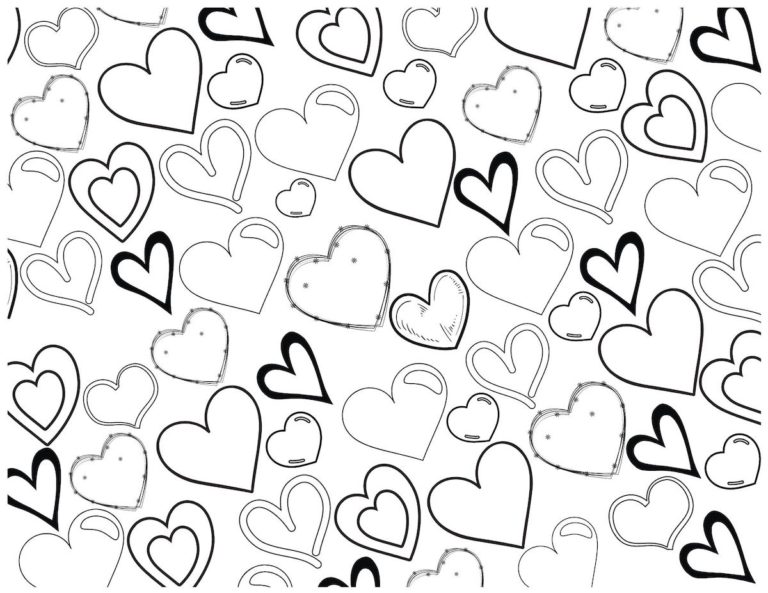 Printable Heart Coloring Sheet - OriginalMOM