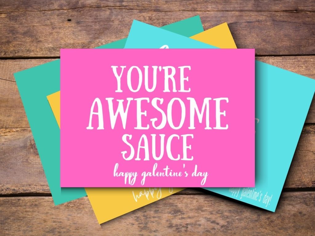 galentines day free printable gift tags with quotes from Leslie Knope