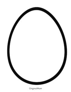 Free Printable Easter Egg Template - Originalmom