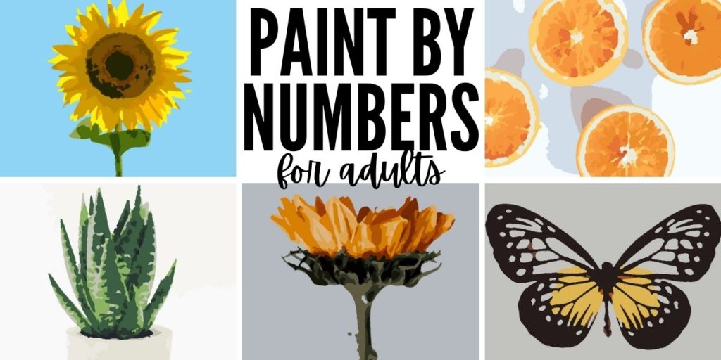free paint by numbers for adults with color key originalmom