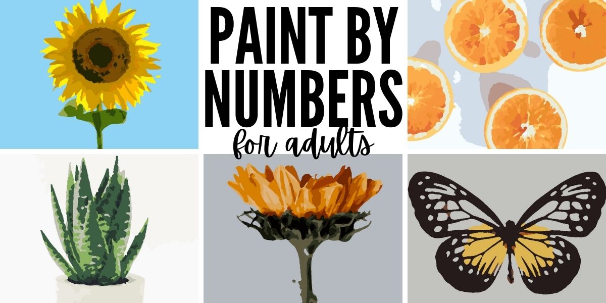 Free Paint by Numbers for Adults with Color Key!