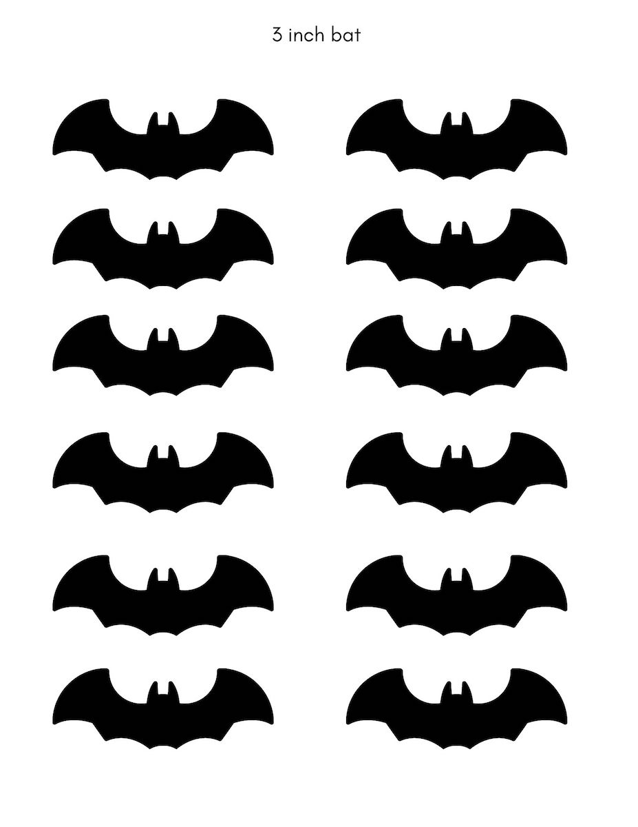 Bat Template for Halloween Crafts and Decorations OriginalMOM