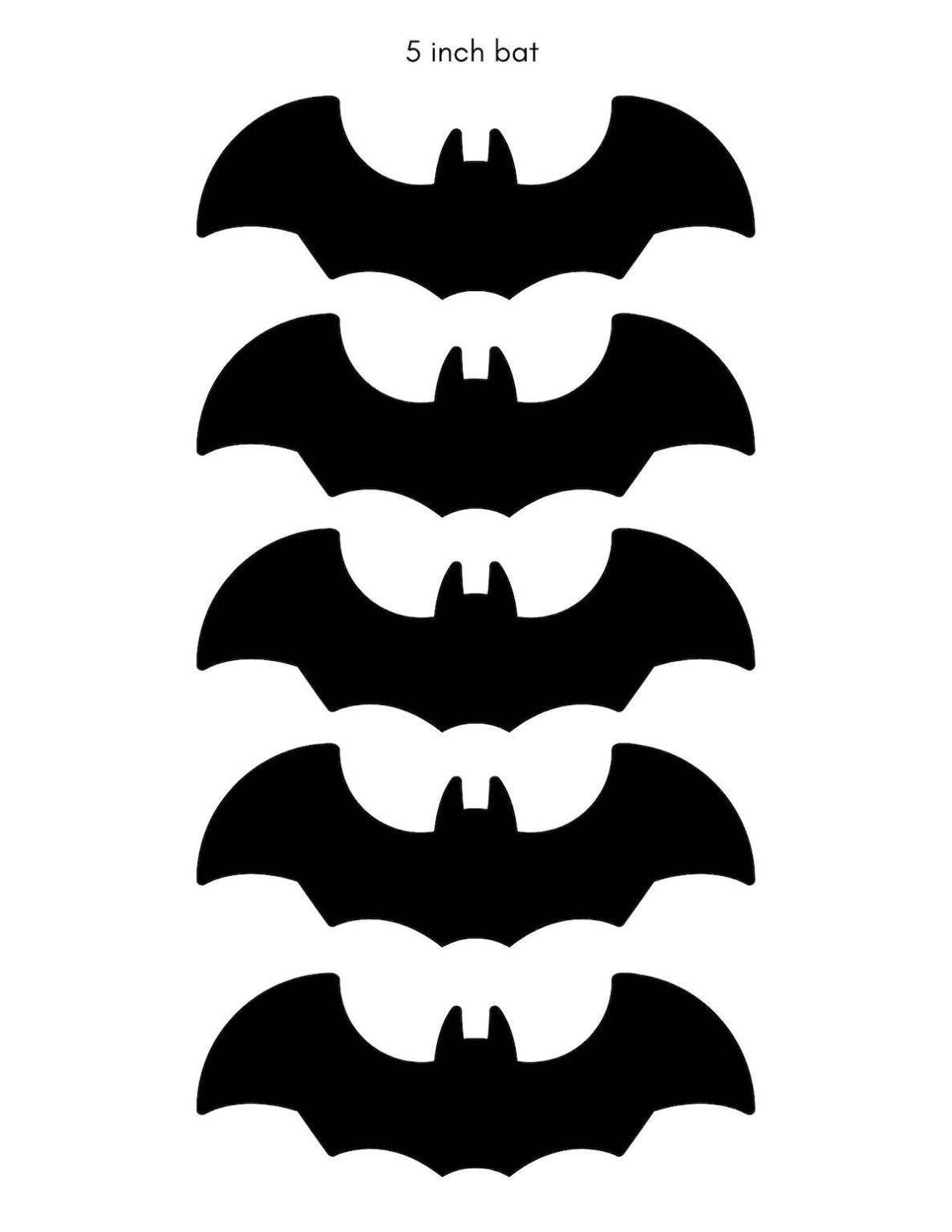 Bat Template For Halloween Crafts And Decorations OriginalMOM