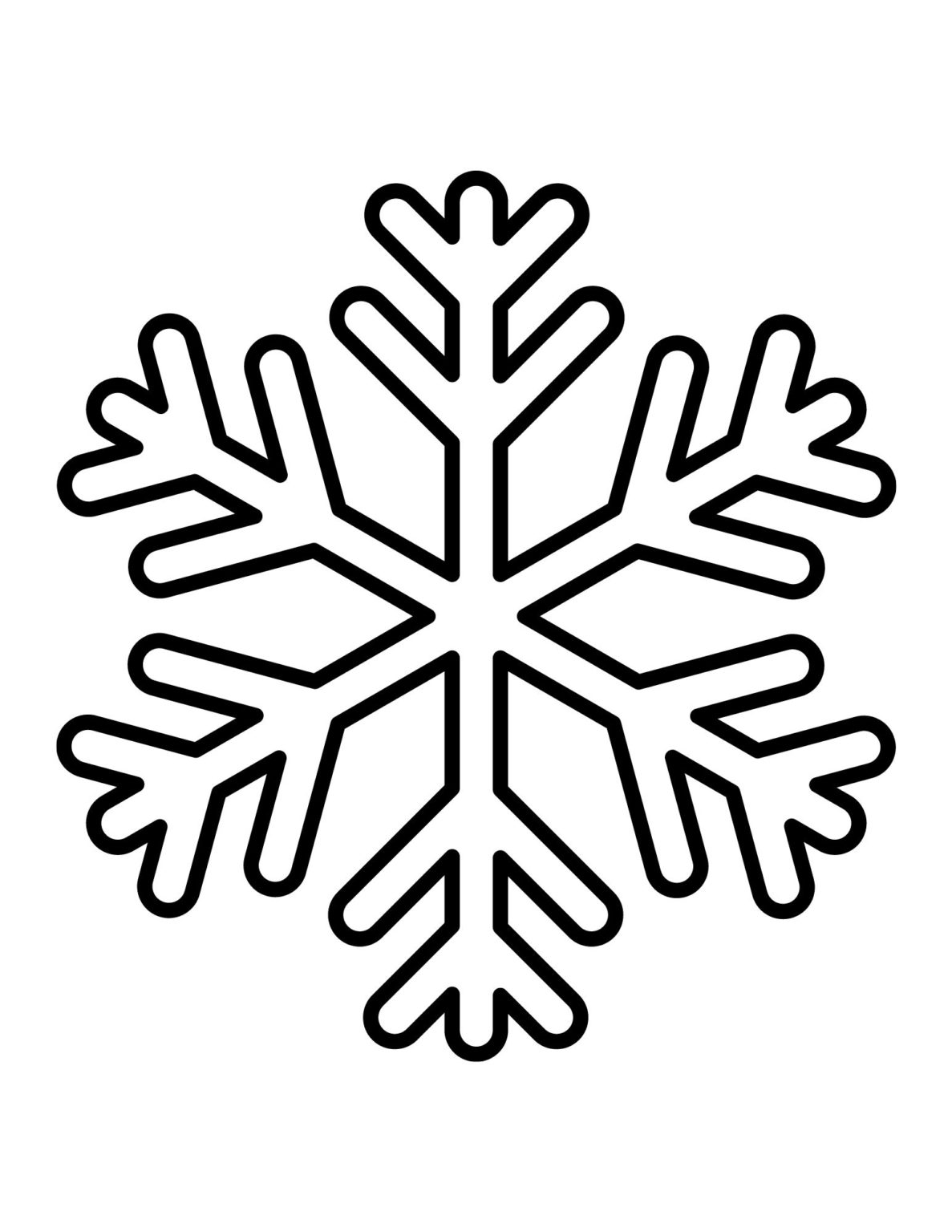 Free Printable Snowflakes To Print