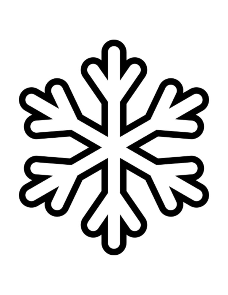 FREE Printable Snowflake Patterns (Large and Small Snowflakes ...