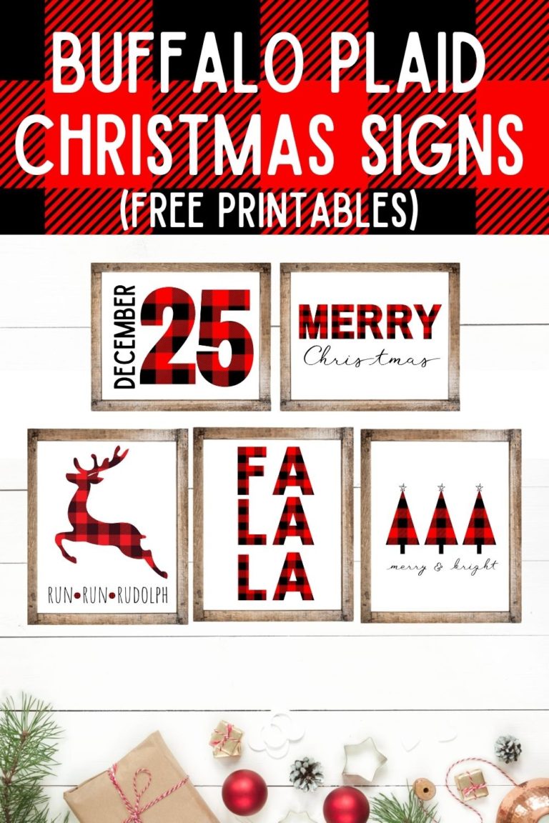 Free Printable Buffalo Plaid Christmas Gift Tags - OriginalMOM