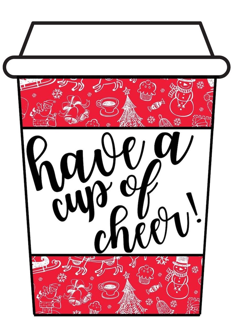 teacher coffee gift card free printable have a cup of cheer christmas