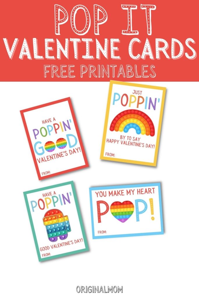 pop it valentine free printable
