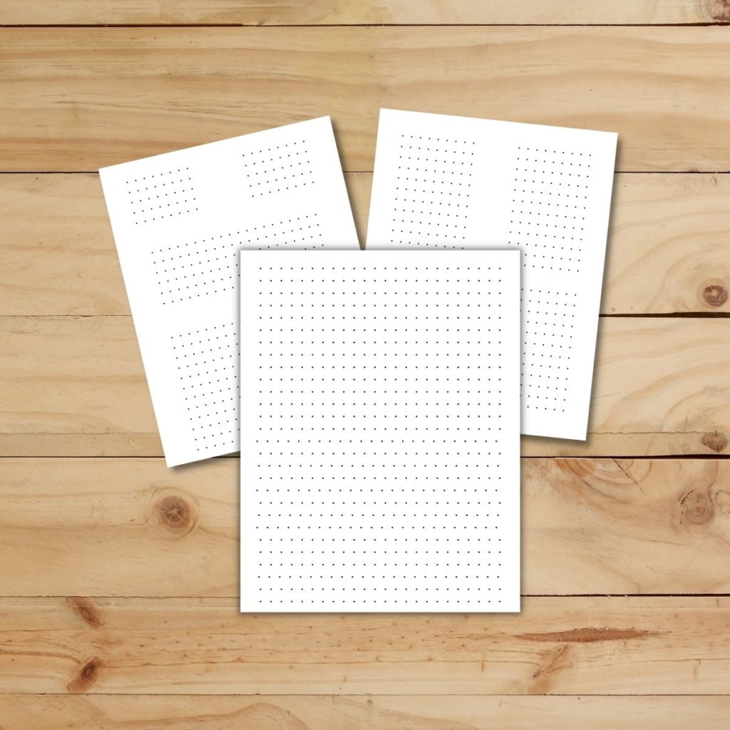 Print the dots and boxes printable templates