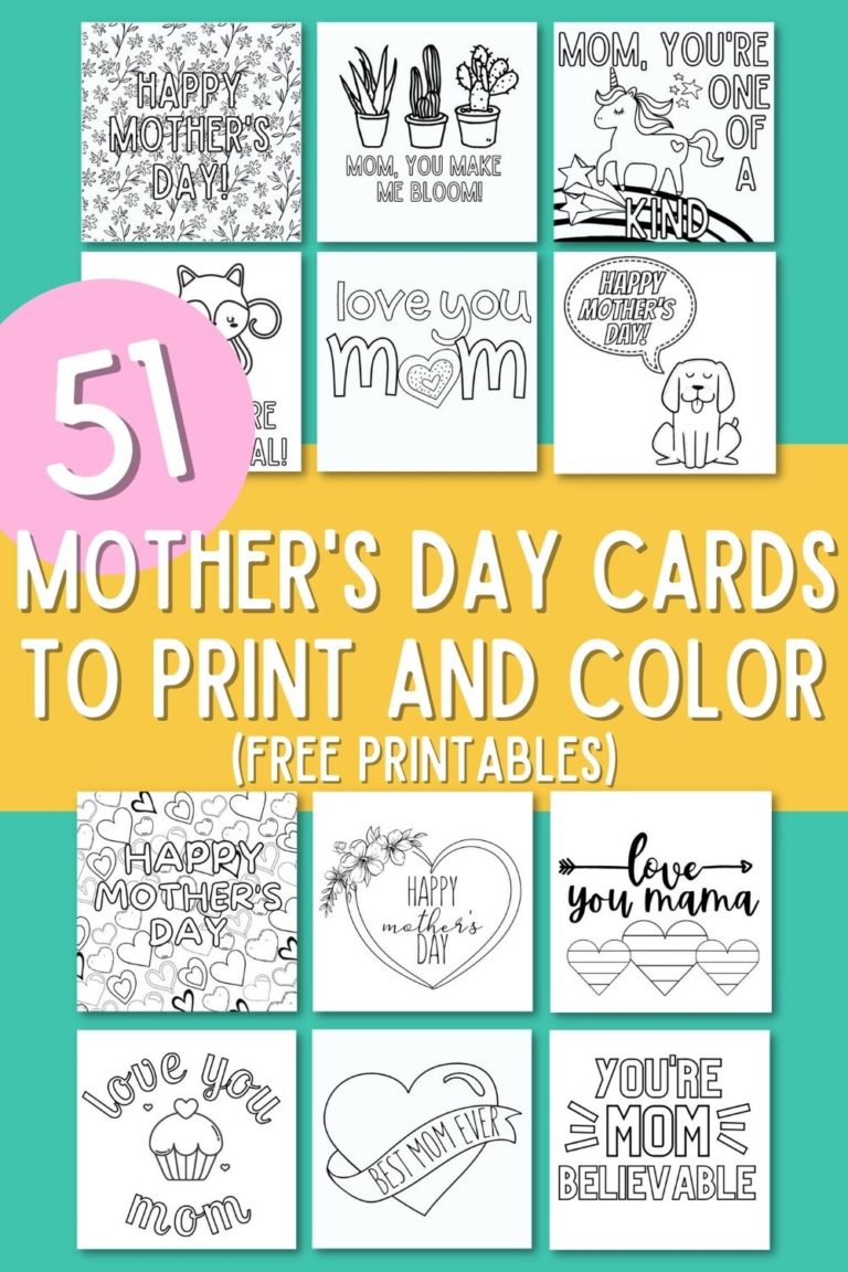 Free Printable Mother's Day Cards That You Can Send in a Text - OriginalMOM