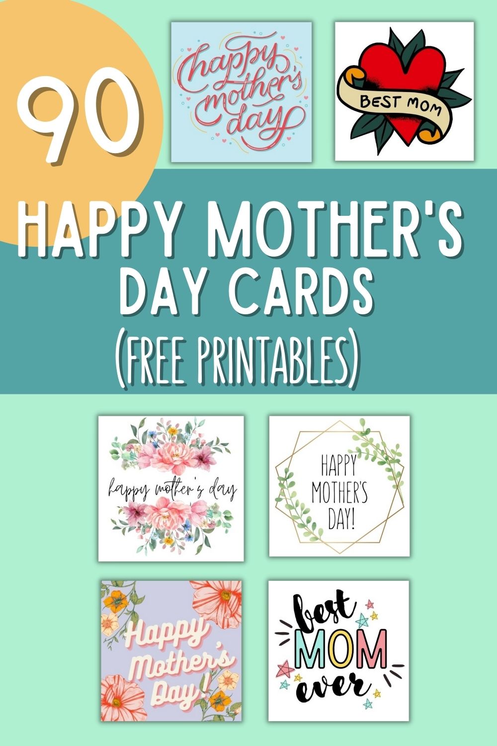 Free Printable Mother's Day Cards That You Can Send in a Text - OriginalMOM