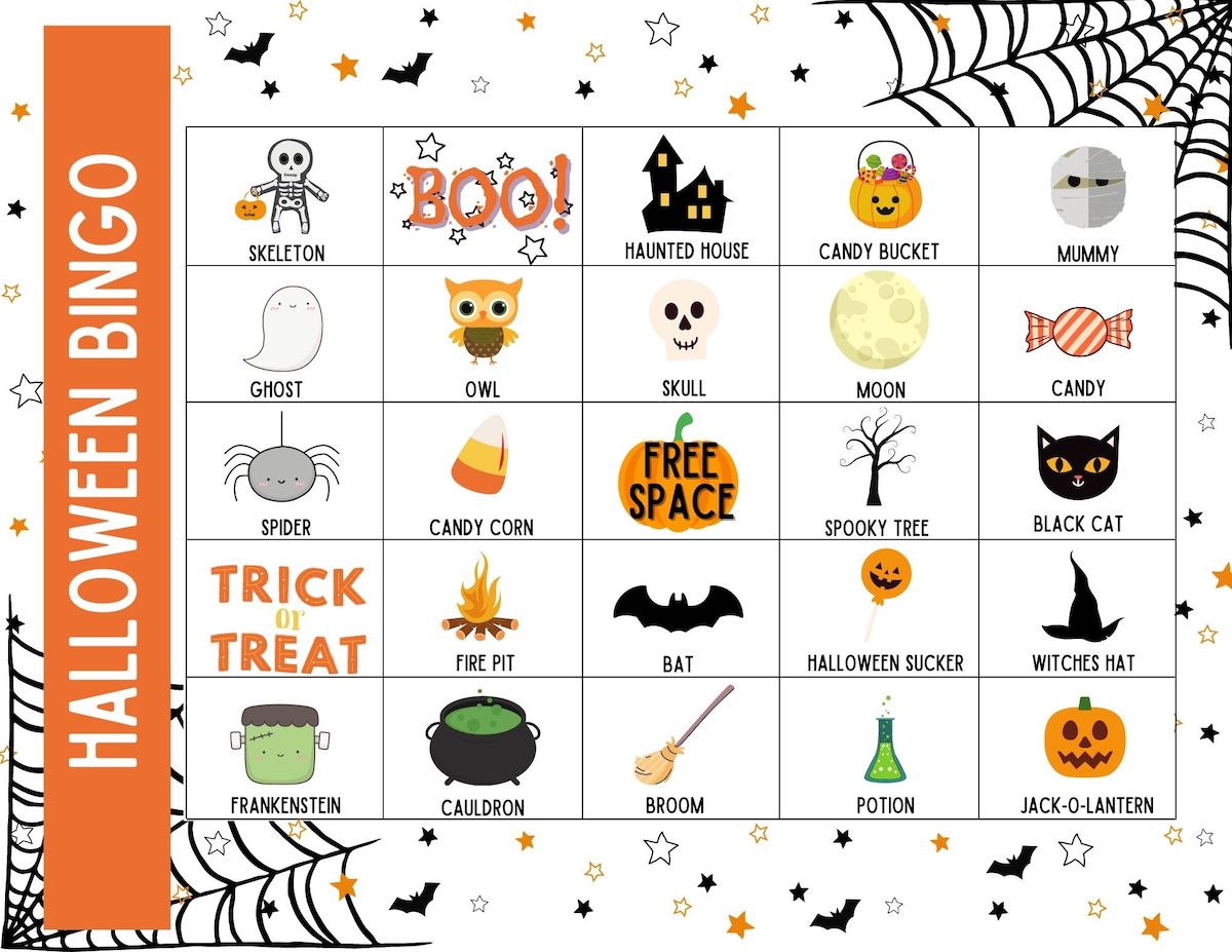 Get Free Halloween Bingo Printable Cards Fun Easy Printables For 