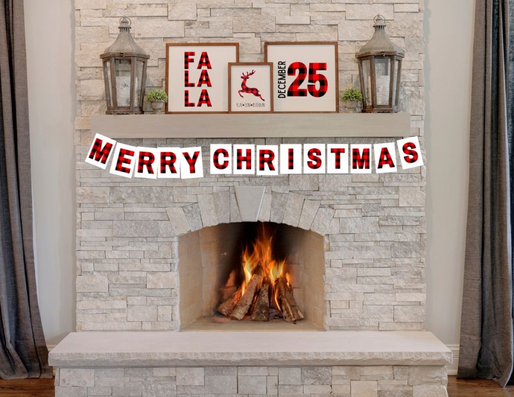 Free Printable Merry Christmas Banner Buffalo Plaid OriginalMOM Free Printable Merry Christmas Banner Buffalo Plaid OriginalMOM