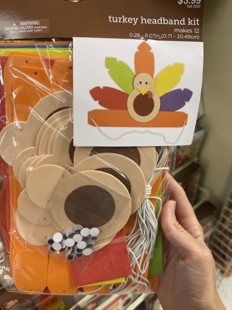 hobby lobby thanksgiving craft turkey headband kit