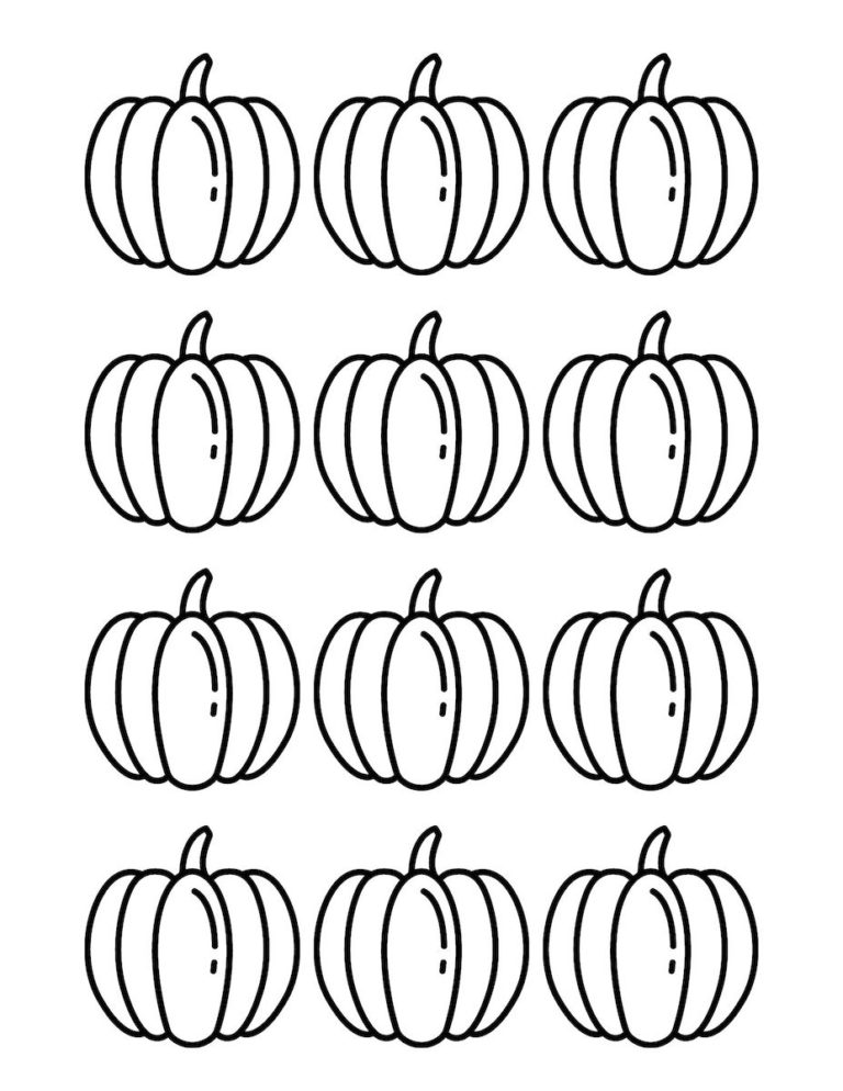 30 Blank Pumpkin Templates for Fall Crafts & Activities - OriginalMOM