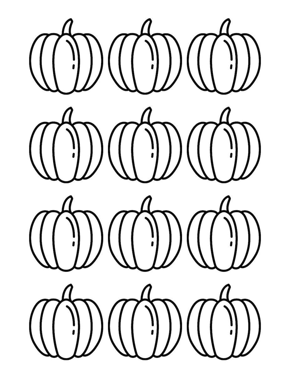 30 Blank Pumpkin Templates for Fall Crafts & Activities - OriginalMOM