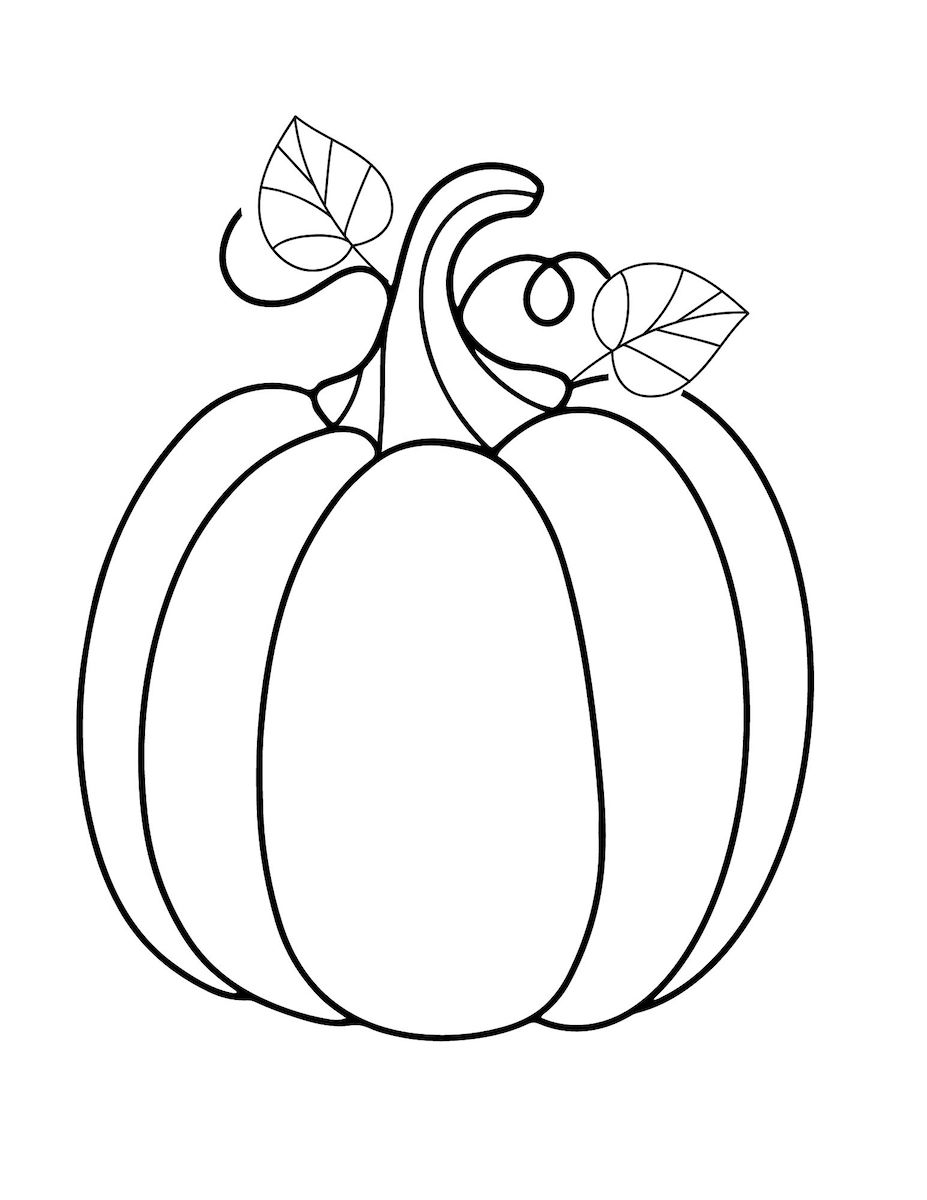 30 Blank Pumpkin Templates for Fall Crafts & Activities - OriginalMOM