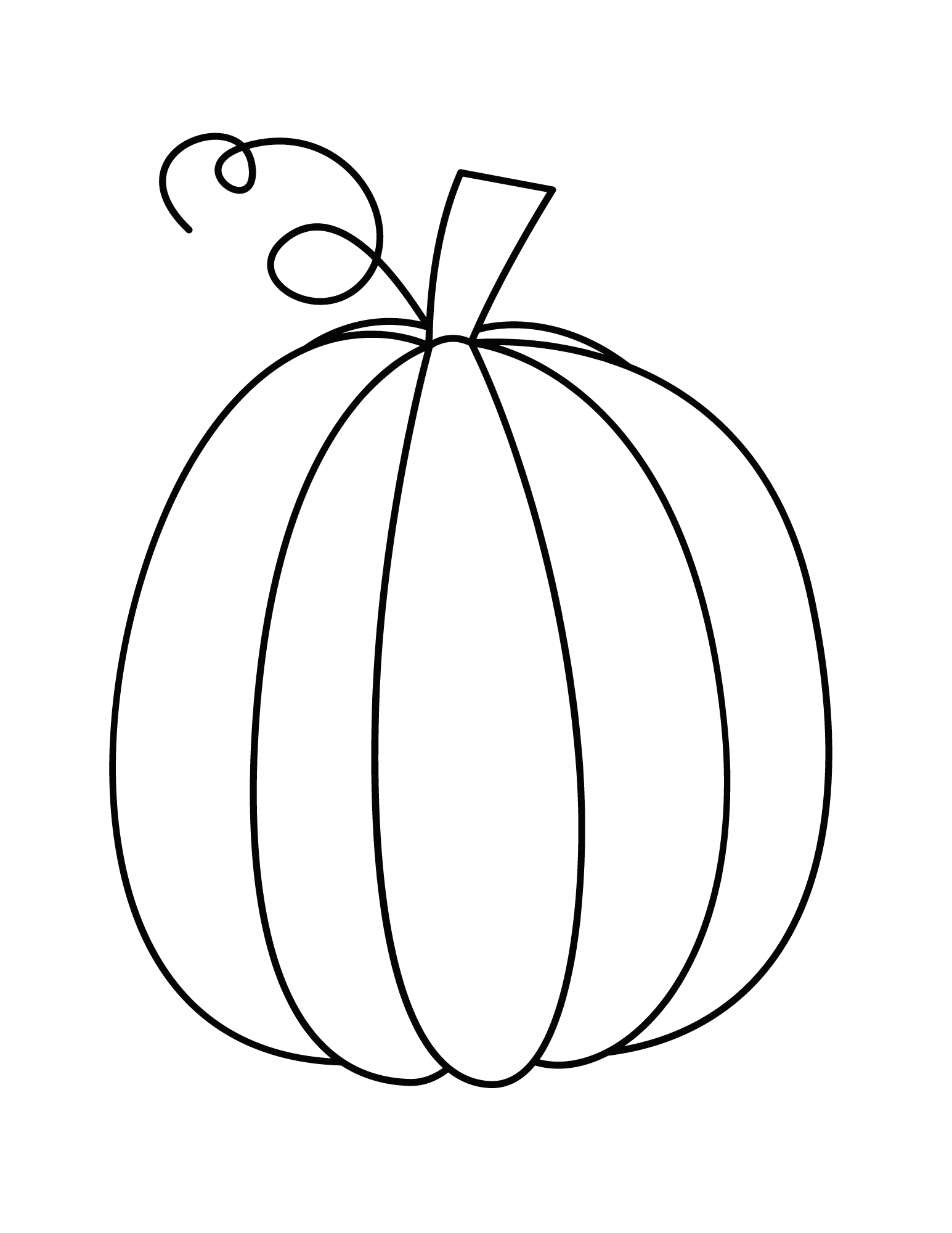 30 Blank Pumpkin Templates for Fall Crafts & Activities - OriginalMOM