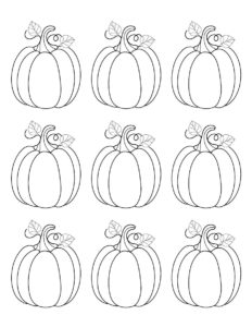 30 Blank Pumpkin Templates for Fall Crafts & Activities - OriginalMOM