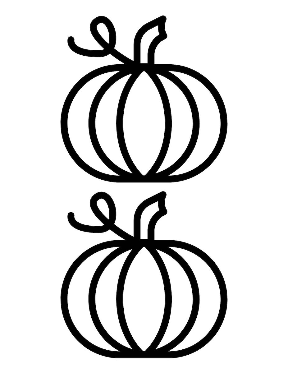 30 Blank Pumpkin Templates for Fall Crafts & Activities OriginalMOM