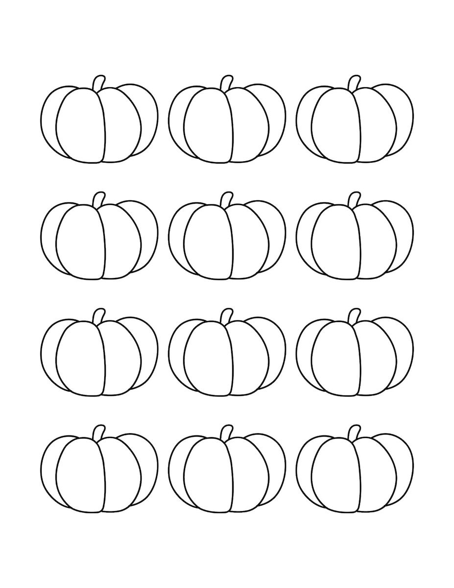 30 Blank Pumpkin Templates for Fall Crafts & Activities OriginalMOM