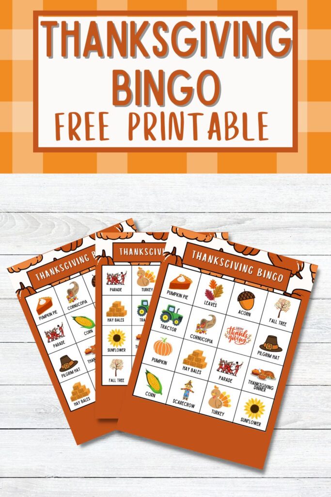 thanksgiving bingo free printable 30 cards