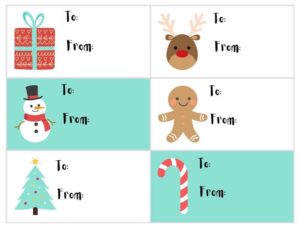 200+ Merry Christmas Printable Gift Tags - OriginalMOM