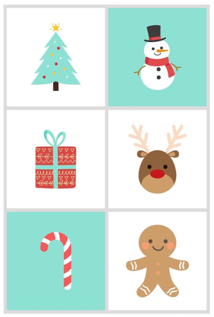 adorable merry christmas free printable square gift tags