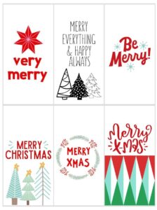 200+ Merry Christmas Printable Gift Tags - OriginalMOM