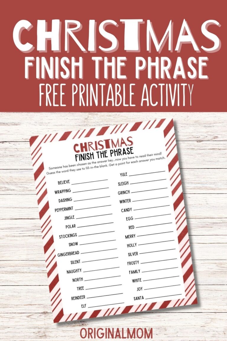 Free Christmas Emoji Game with Answers! (free printable) - OriginalMOM