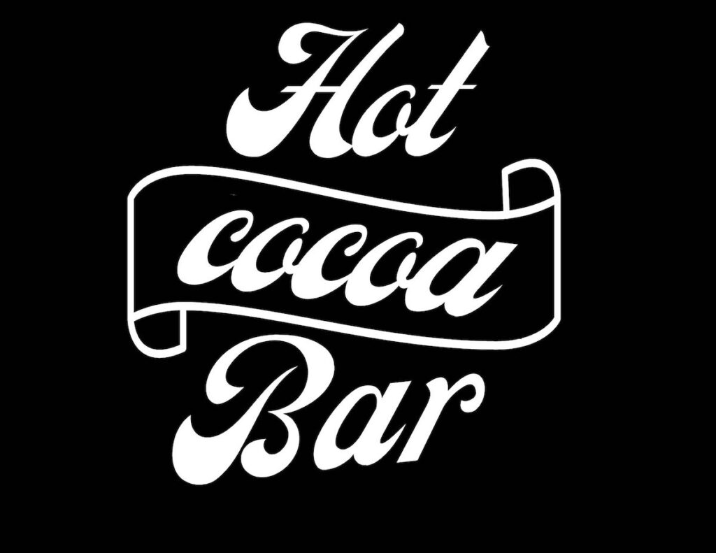 hot cocoa bar sign printable