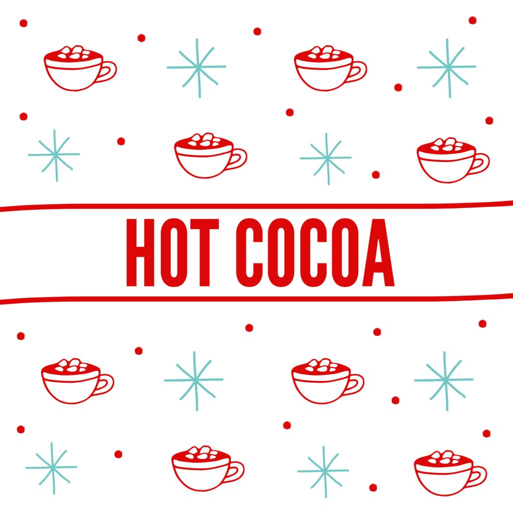 hot cocoa gift tag free printables