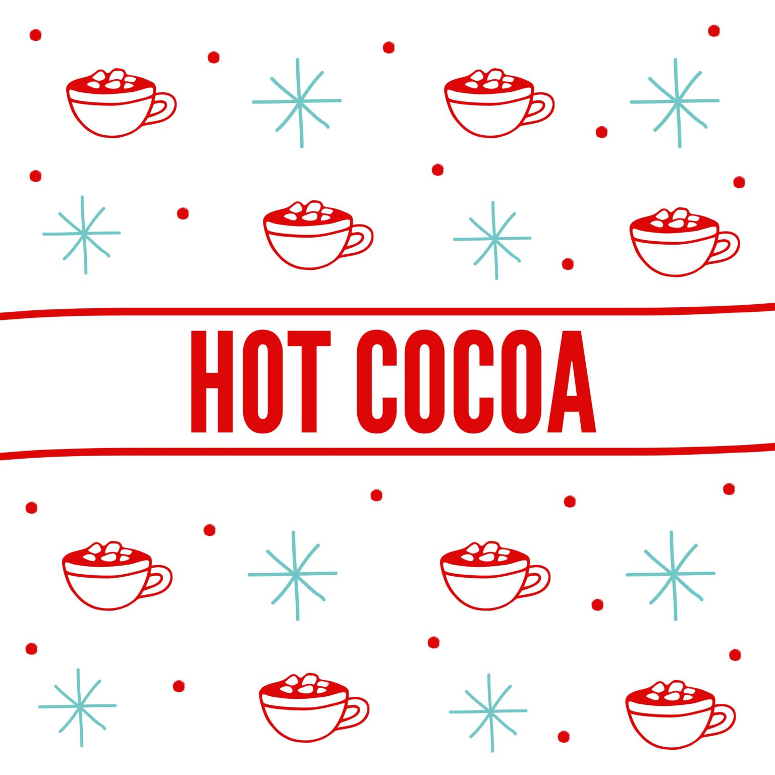 Free Printable Christmas Hot Chocolate Labels OriginalMOM