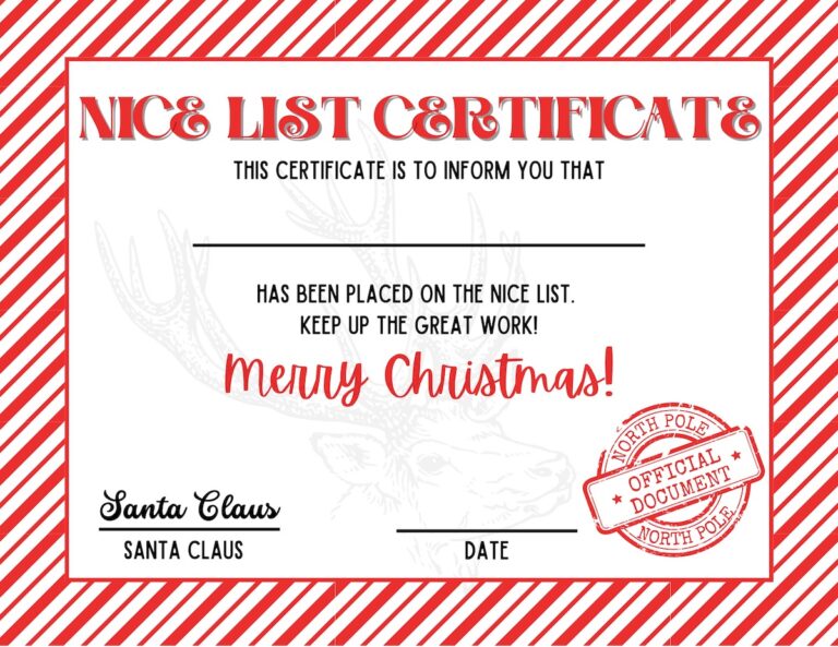 Nice and Naughty List Certificate Free Printable OriginalMOM Nice and Naughty List Certificate Free Printable OriginalMOM
