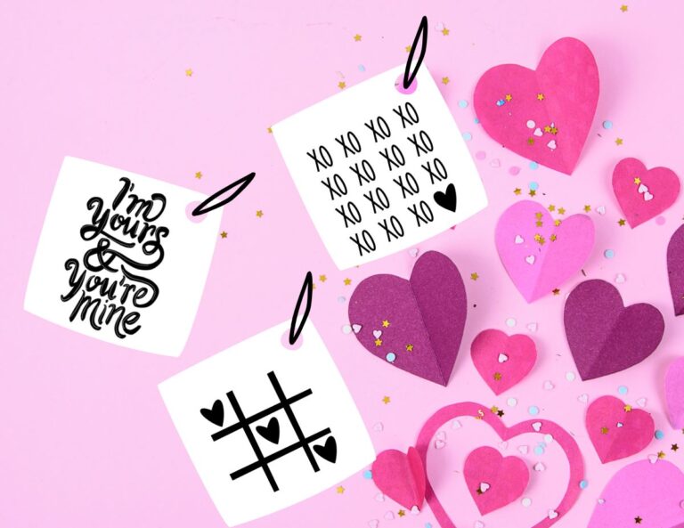 Free Printable Valentine Tags Black and White - OriginalMOM
