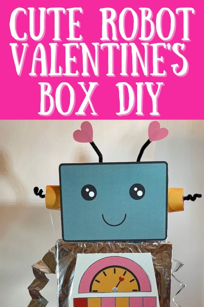 cute robot valentines mail box