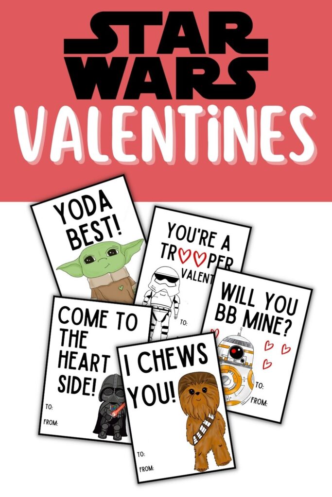 star wars valentines printable cards
