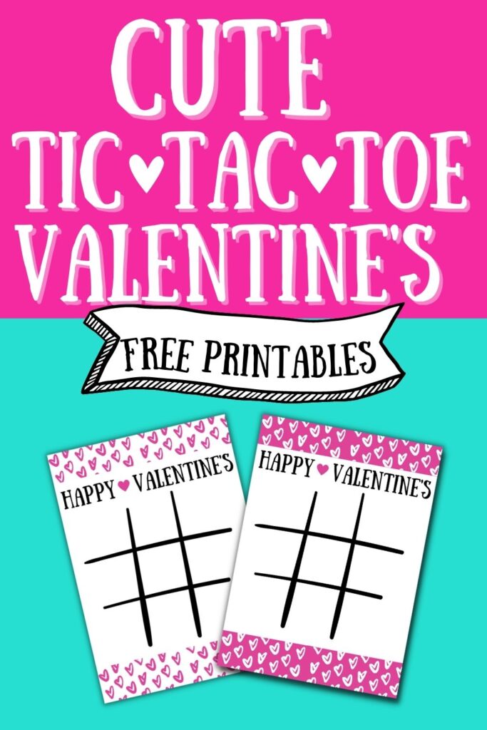 tic tac toe free printables