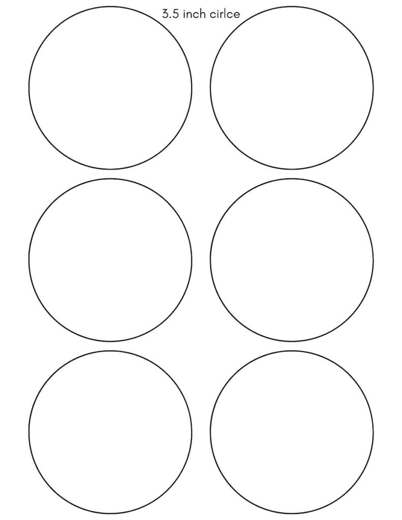 5 Best 6.5 Inch Circle Template Printable PDF for Free at Printablee