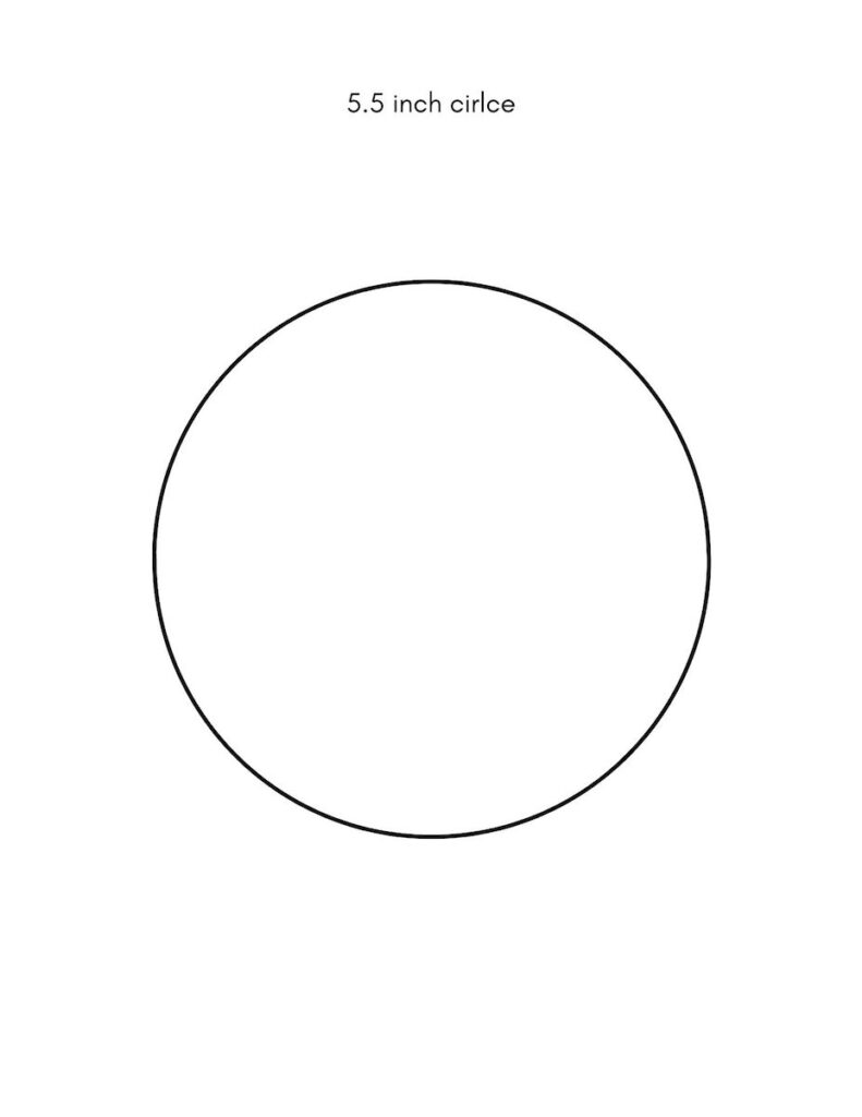 Circle Template Free Printables Small, Medium, and Large Sizes