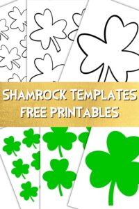 Free Printable Shamrock Templates (Small, Medium, and Large Sizes ...