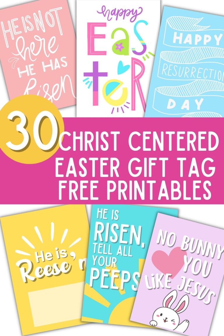 30 Religious Easter Free Printable Gift Tags OriginalMOM