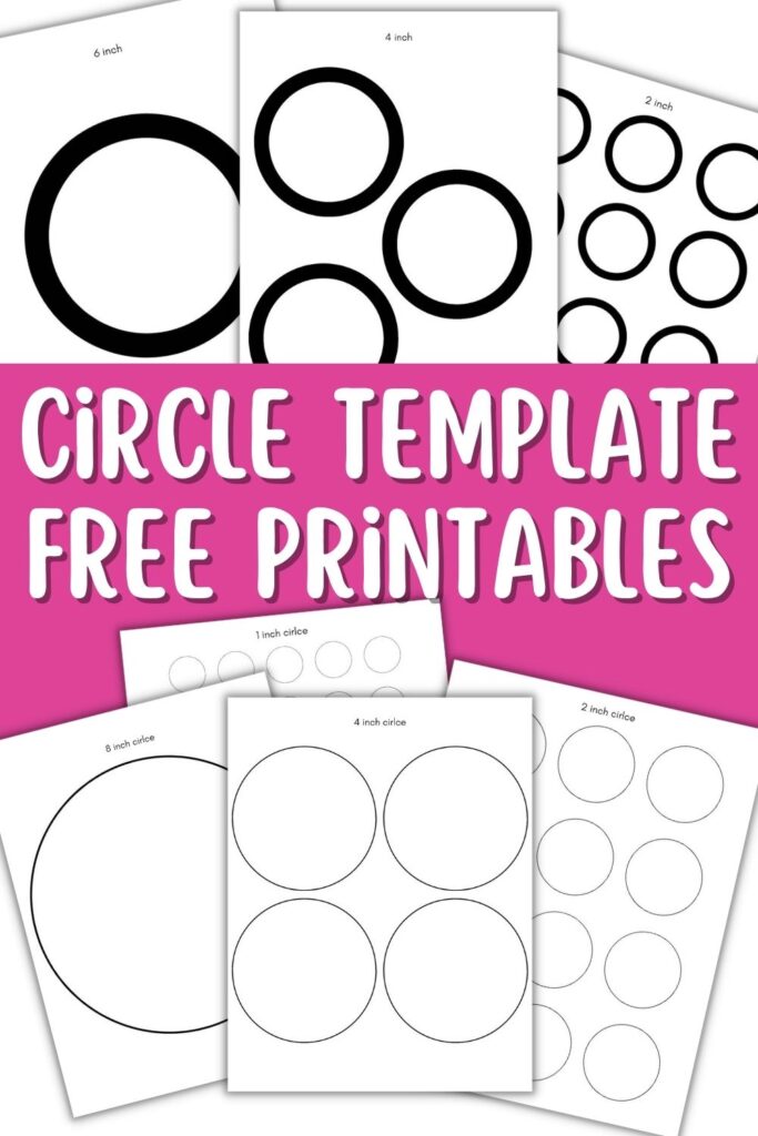 Free Printable Circle Templates - Large and Small Circle Stencils - The  Artisan Life