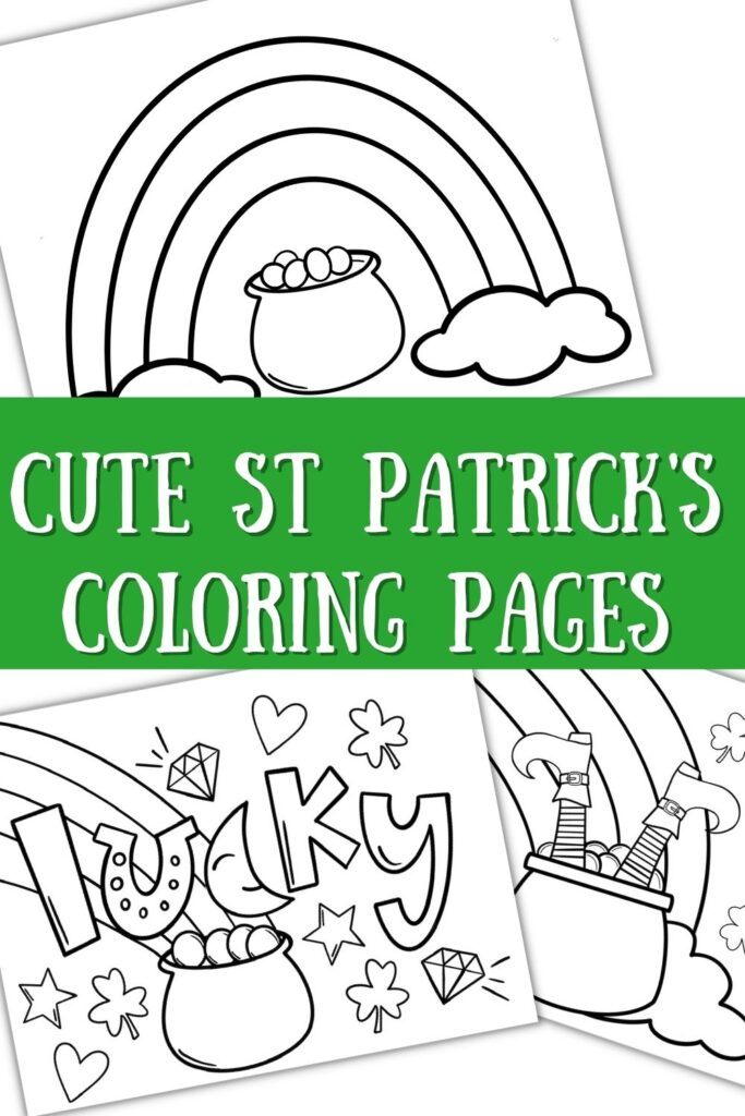 cute st patricks day coloring pages